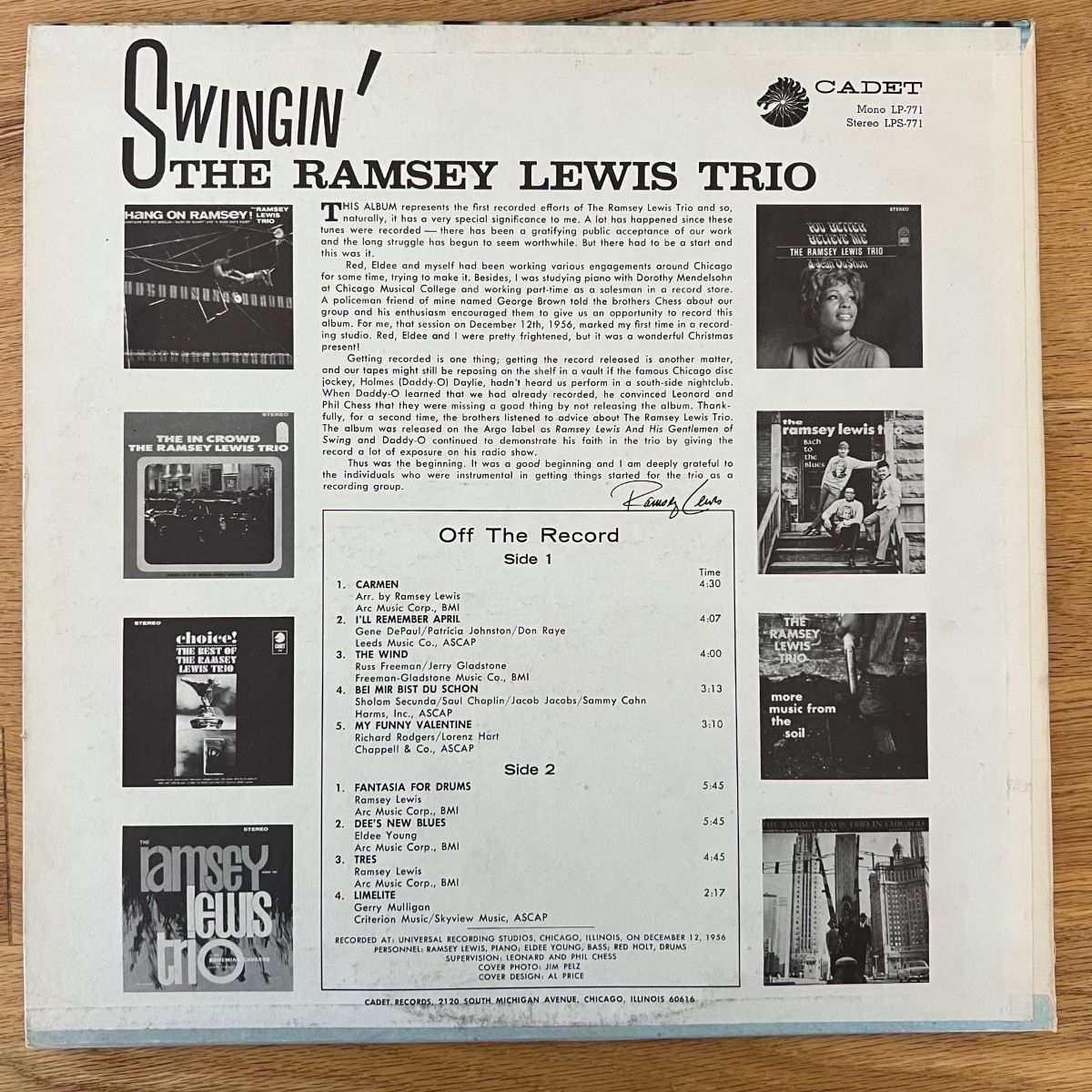 Dischi in vinile: Ramsey Lewis - Swingin' / US-Press. 1966 - Nice Copy – Usato da Gais venduto da soundcave57 1