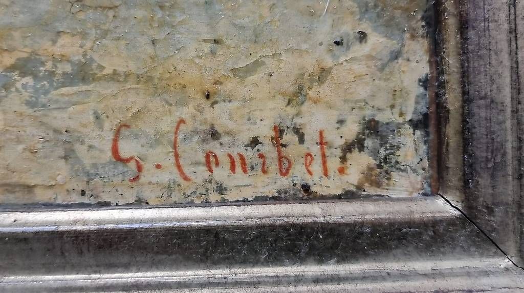 Dipinti: Grosses Gemälde signiert "G. Courbet" – Usato da Kaufdorf venduto da Nati-Nati 3
