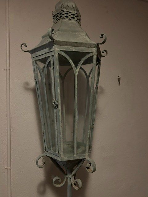 Lampen: Laterne aus Eisen – Gebraucht aus Niederönz von Moudimeier 1