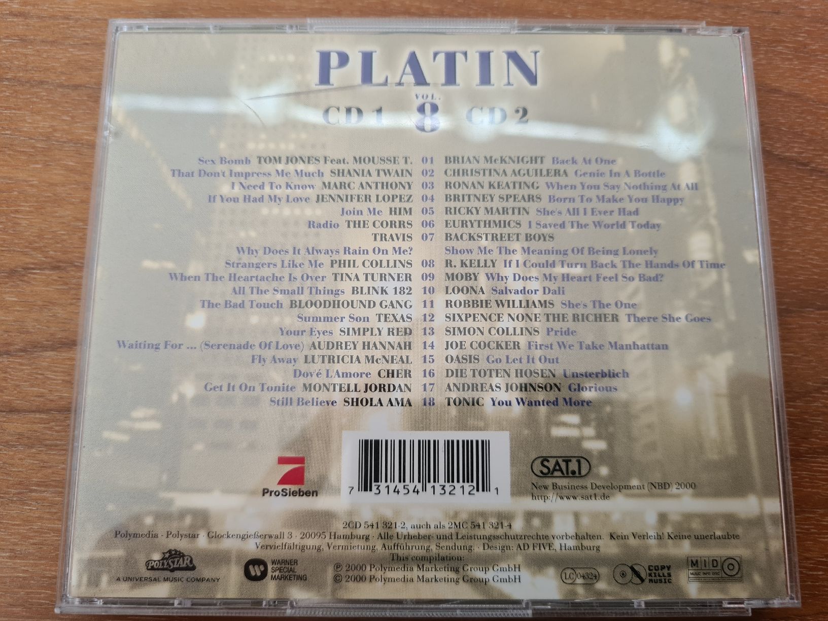 CD: PLATIN Vol. 8 CD – Usato da Bern venduto da ocraM82 1