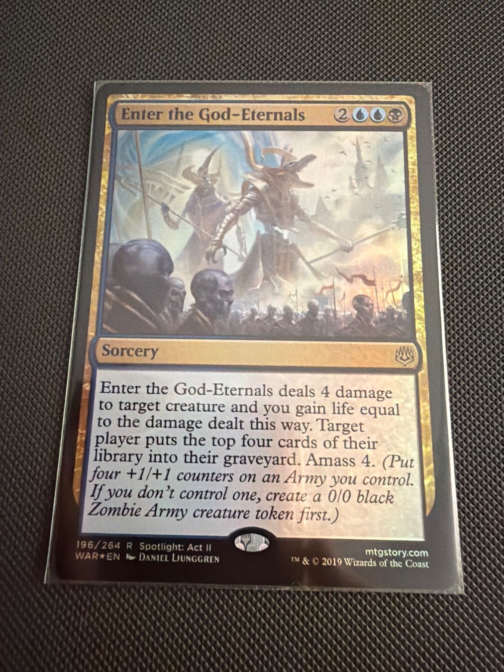 Magic The Gathering Carte collezionabili: Enter the God-Eternals Foil – Usato da Ulisbach venduto da joelsj