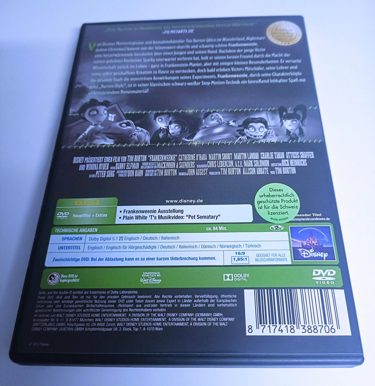 Tous les DVDs: Frankenweenie DVD – D'occasion à Köniz par Movieportal007 1