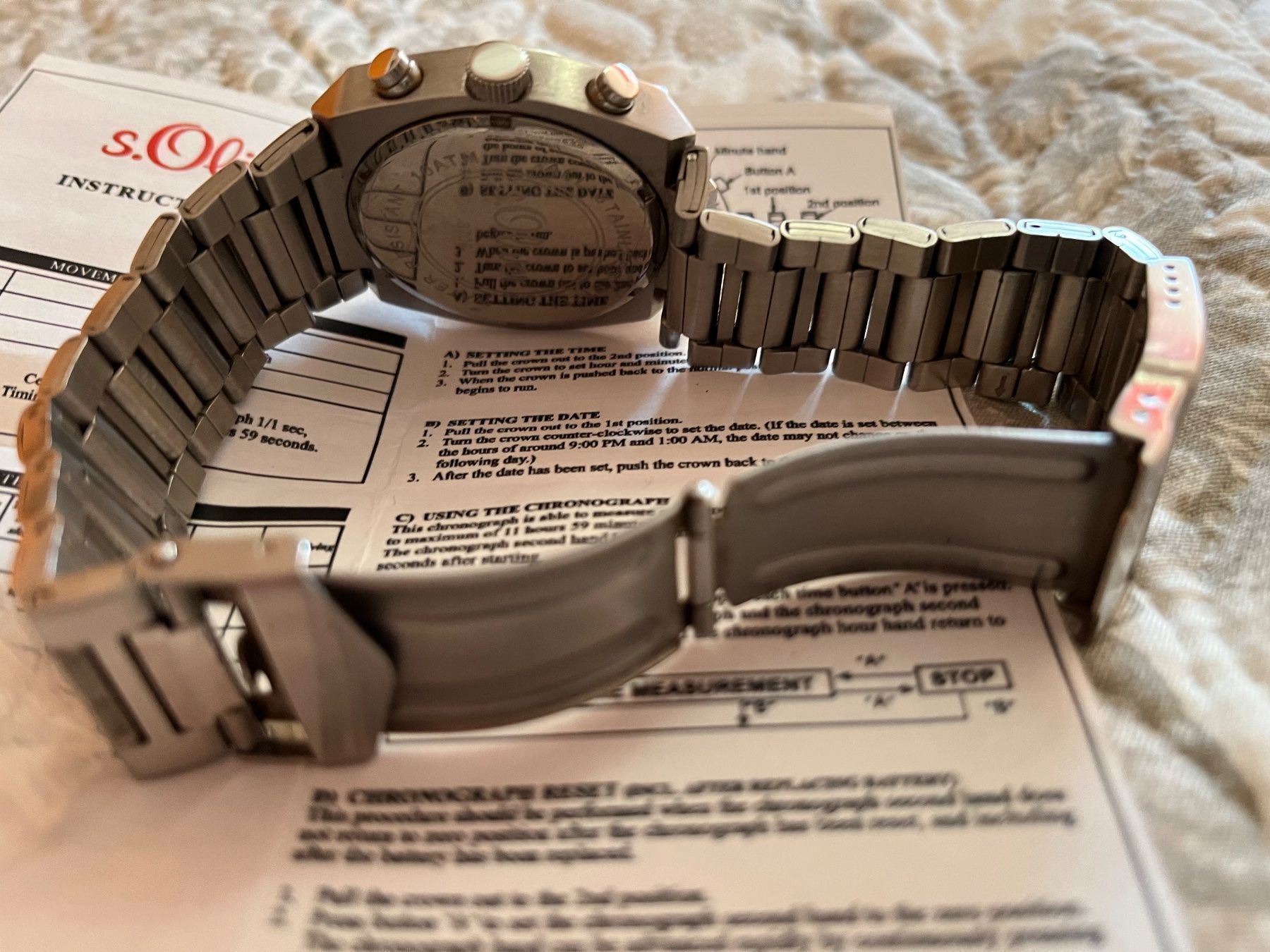 Orologi: S. Oliver Chronograph Herrenuhr – Usato da Neuenhof venduto da Himmel2 4