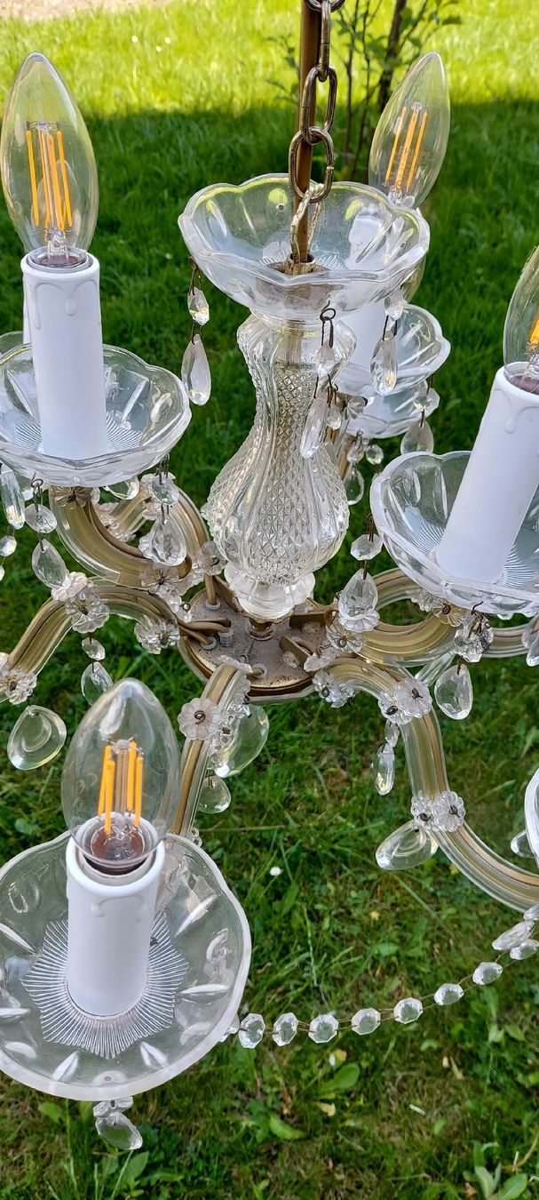 Lampadari & plafoniere: Vintage Deckenleuchter 9 Arme mit Kristallglas – Usato da Allenwinden venduto da Jojoly 2