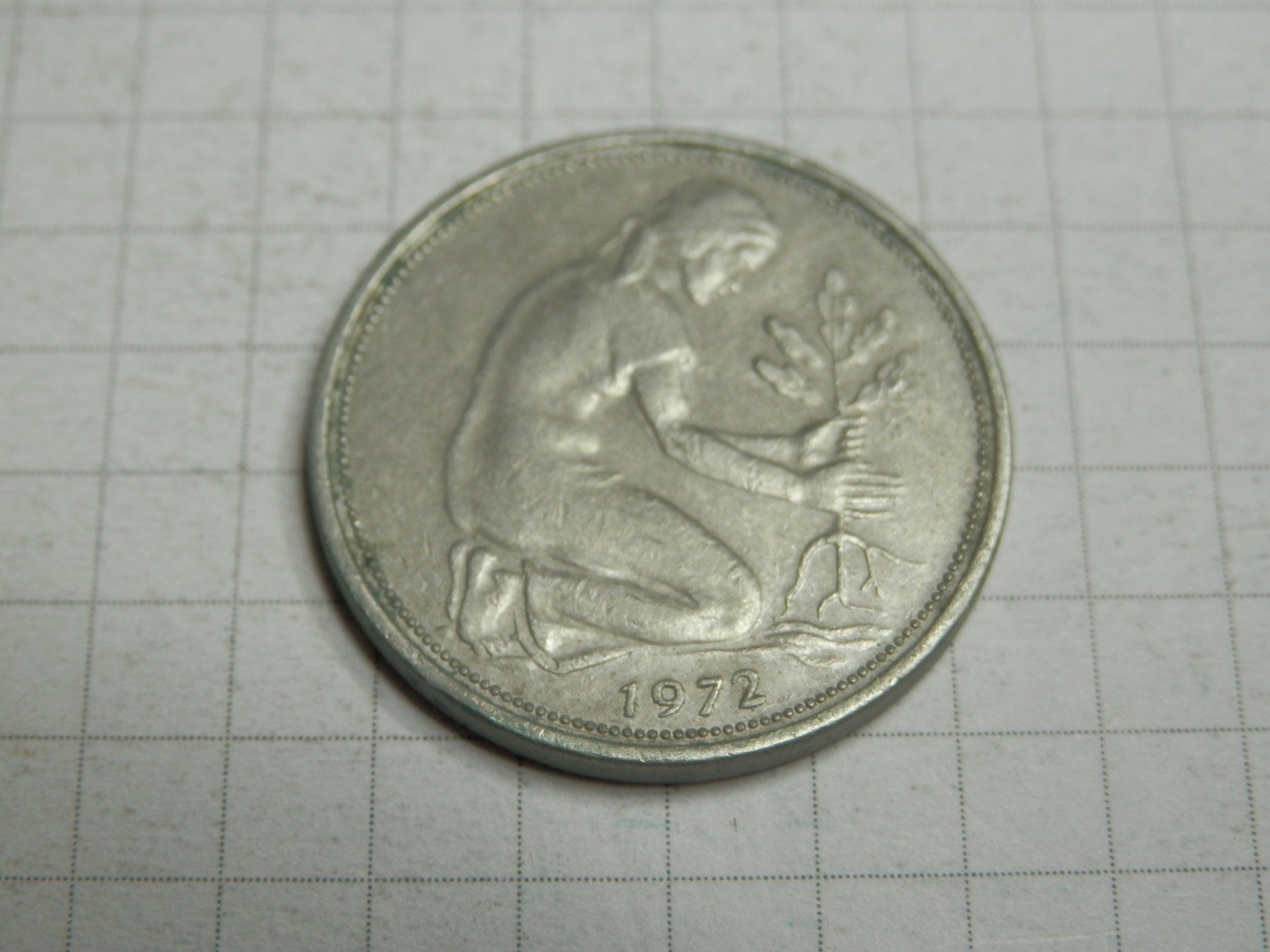 Alle Münzen: Deutschland 50 Pfennig, 1972 D – Gebraucht aus Weiach von weiach81