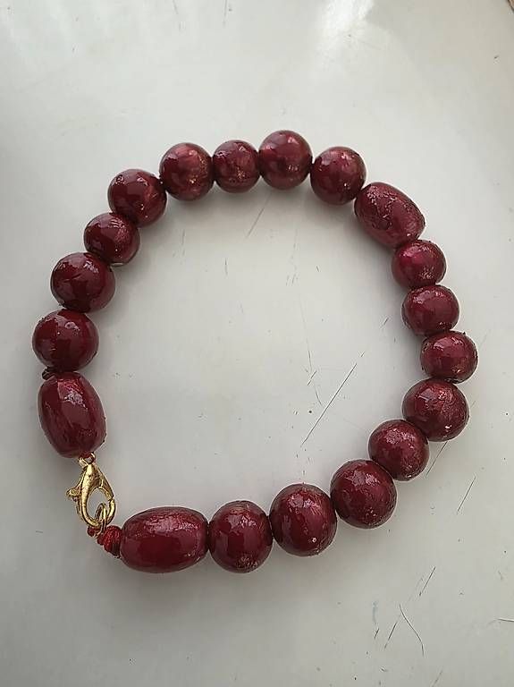 Bracciali & Braccialetti: Bracelet Rubis Élégance - Rouge Passion – Nuovo e nell'imballaggio originale da Fribourg venduto da kal_2jdw 1