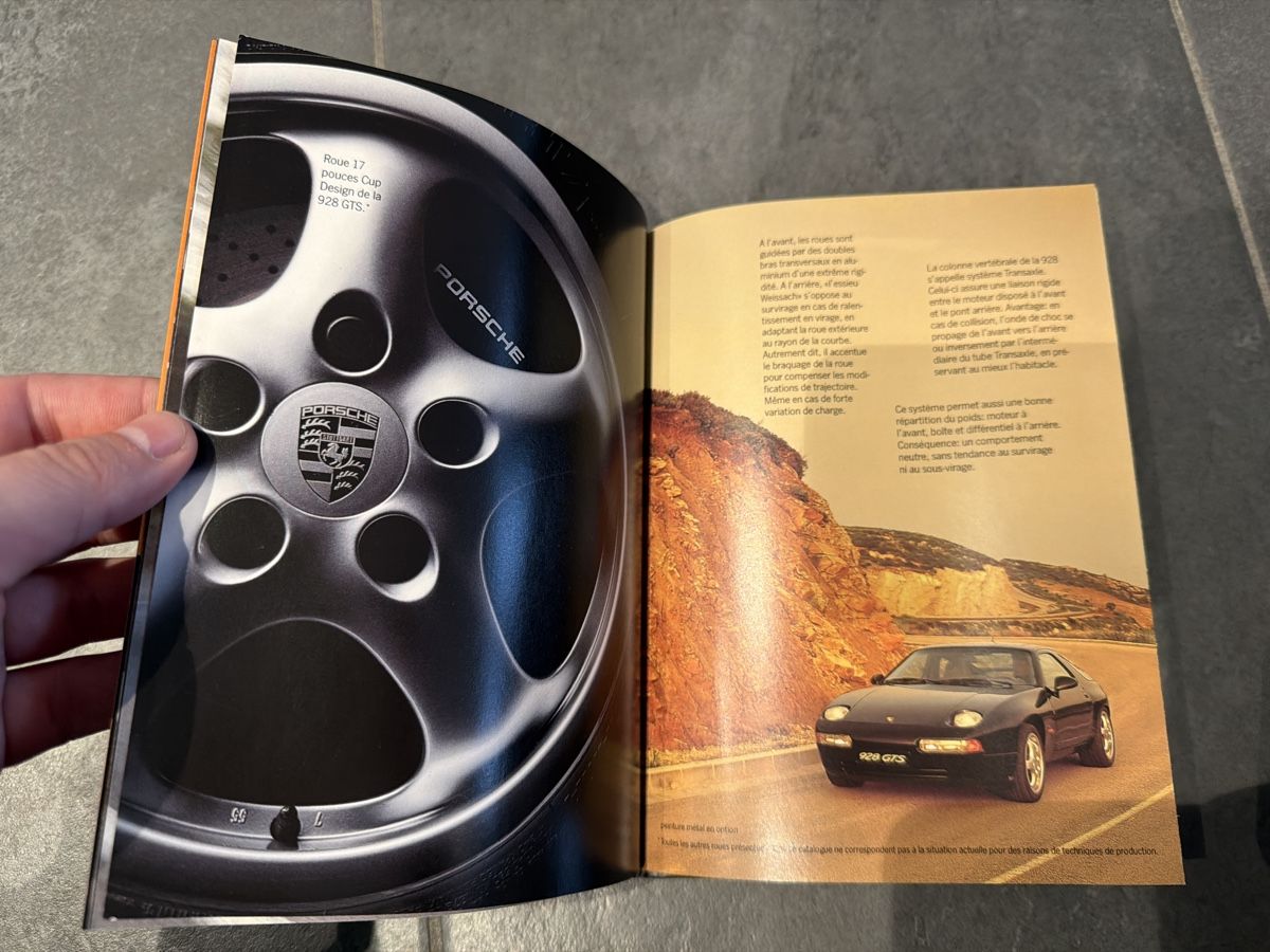 Porsche Documenti: Broschüre: Porsche 928 GTS – Usato da Wolfwil venduto da Rolex1 3