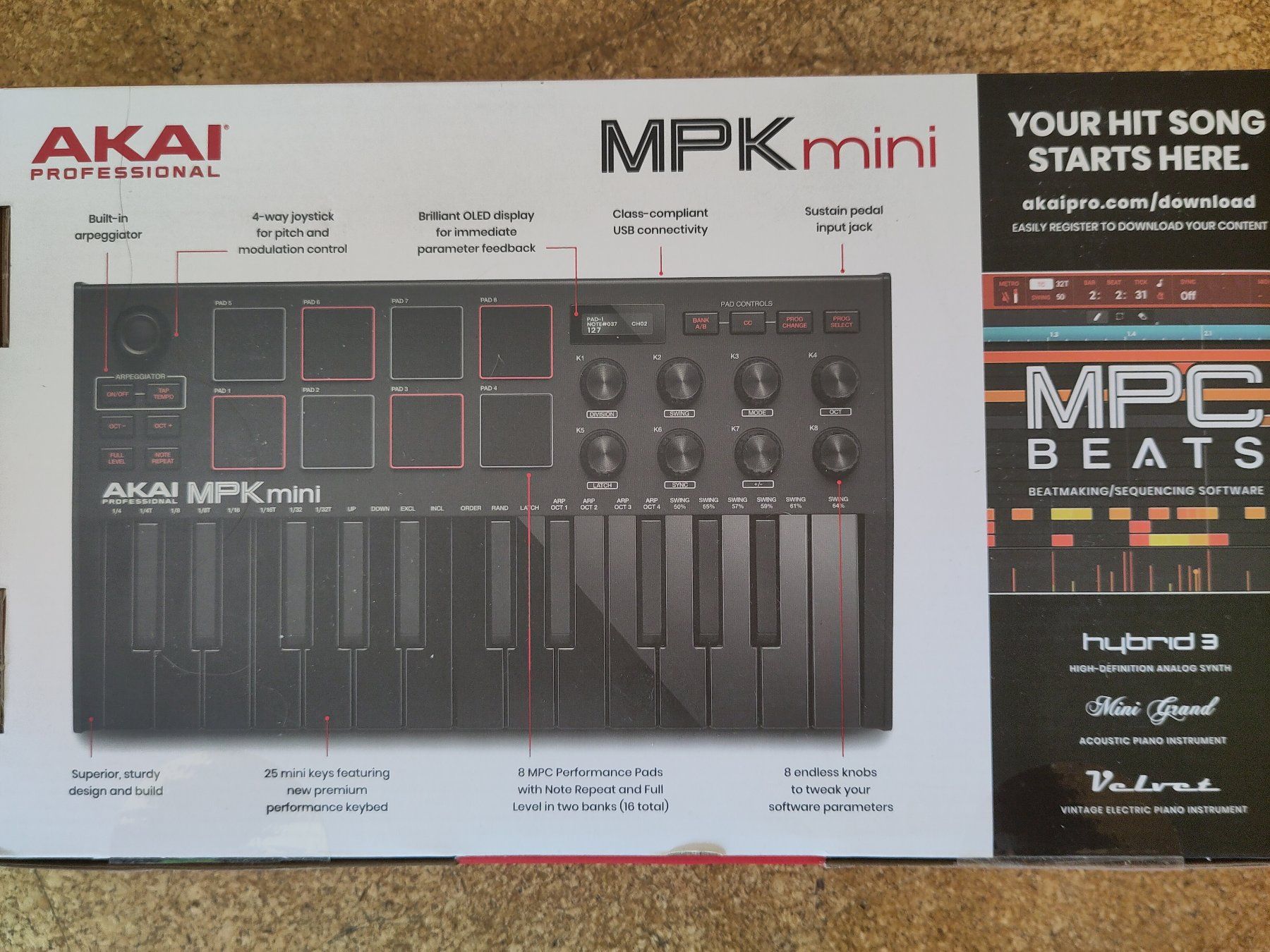 Strumenti musicali: AKAI MPK Mini Special Edition Black – Nuovo (secondo la descrizione) da Grüningen venduto da windwaker 2