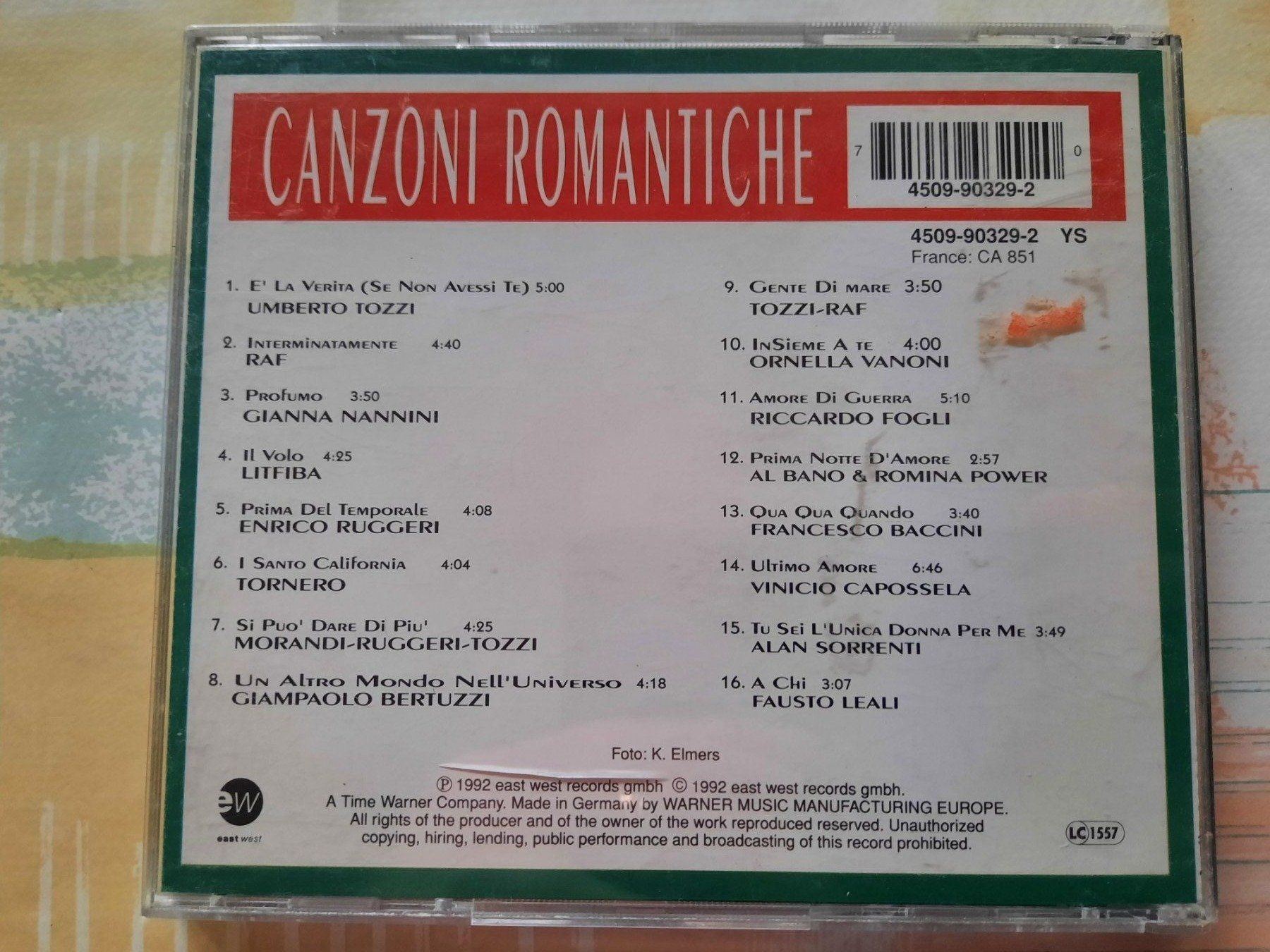 CDs: Cd Canzoni  Romantiche - Compilation – Gebraucht aus Pully von bro_n52j 1
