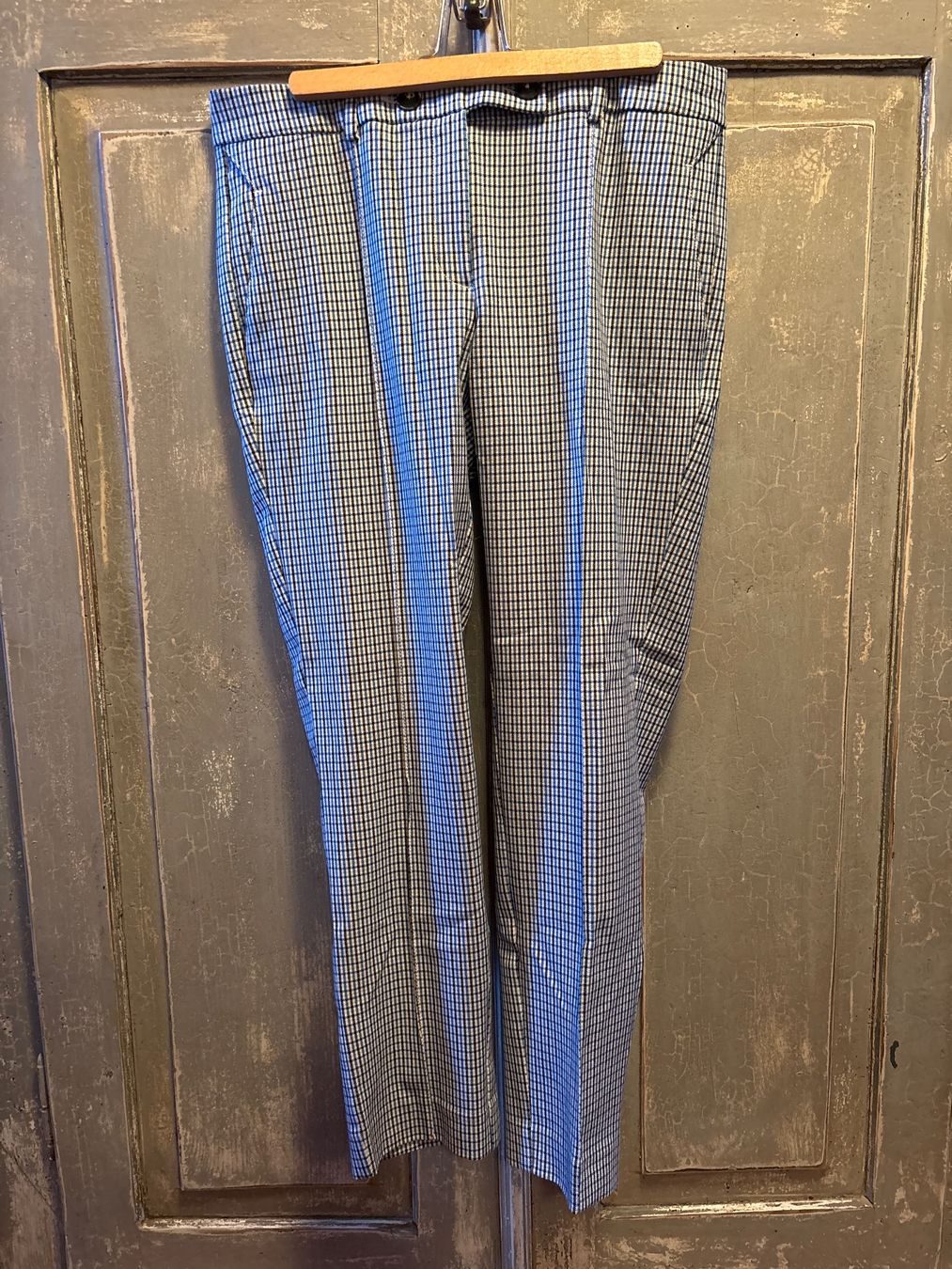 Mango Pantaloni: Mango Basics - Karo Hose - 40 – Nuovo (secondo la descrizione) da Besenbüren venduto da piculo