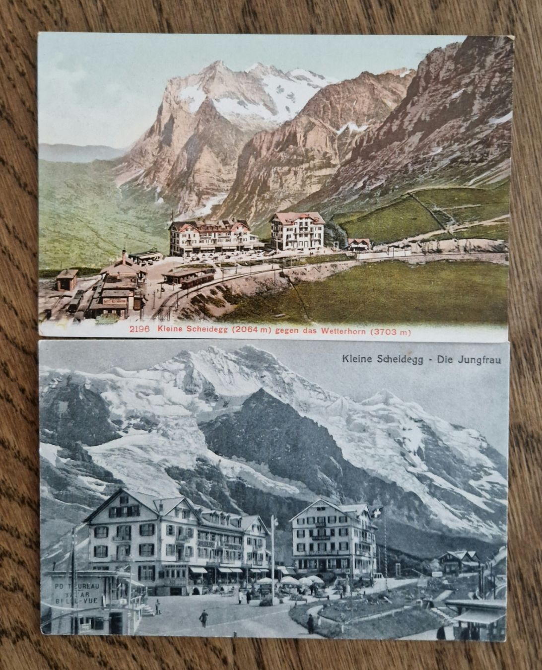 Cartoline postali: 2 AK Kleine Scheidegg – Usato da Ebikon venduto da Donar50
