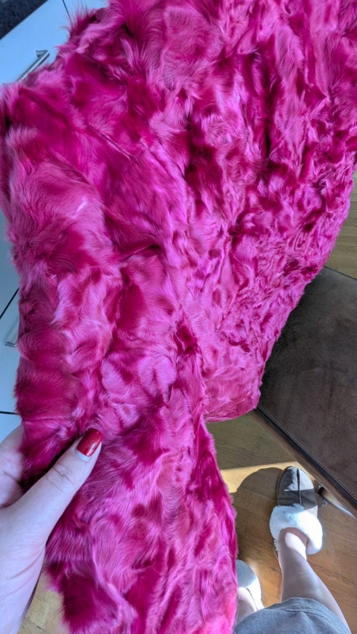 Max Mara Giacche: MaxMara Weekend Hot Pink Rabbit Fur Jacket, Size 36 – Usato da Zürich venduto da yan_8lg2 3