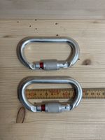 Karabiner Schraubverschluss Petzl OK screw lock gebraucht