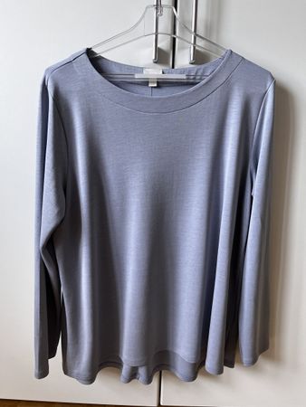 HANRO Langarmshirt hellblau Grösse L