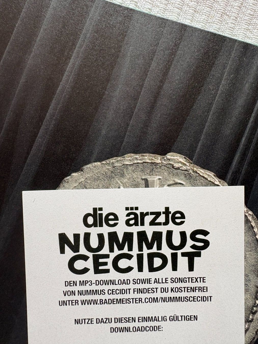 Dischi in vinile: Die Ärzte - Nummus Cecidit Vinyl 11" – Usato da Effretikon venduto da ChrisLamberger 2