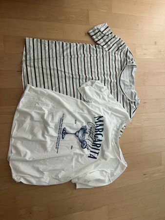 Zwei T-Shirts neuwertig offshoulder/ oversized