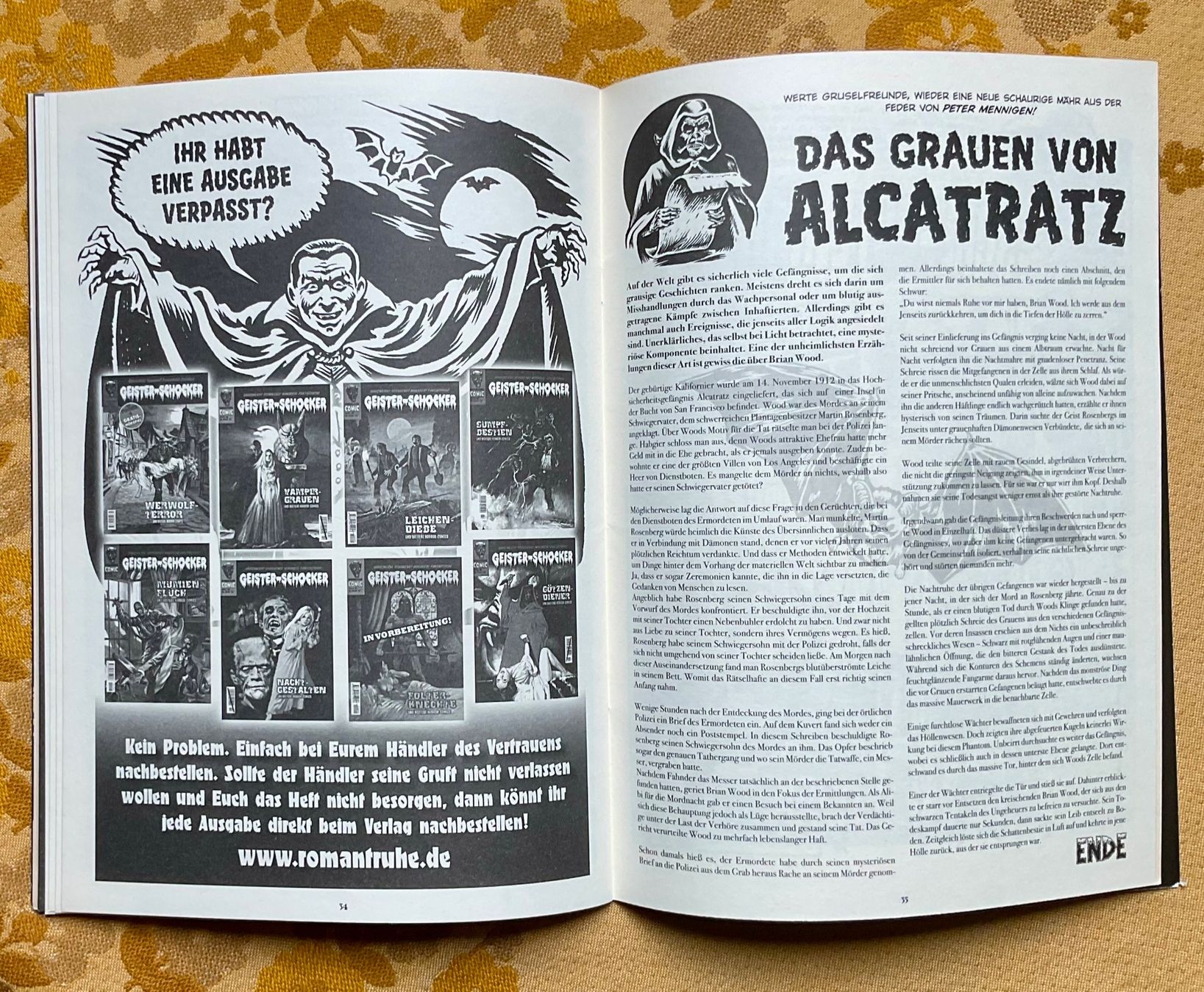 Fumetti: Geister-Schocker Heft Nr 6 von 2013 – Usato da Endingen venduto da nathan05 5