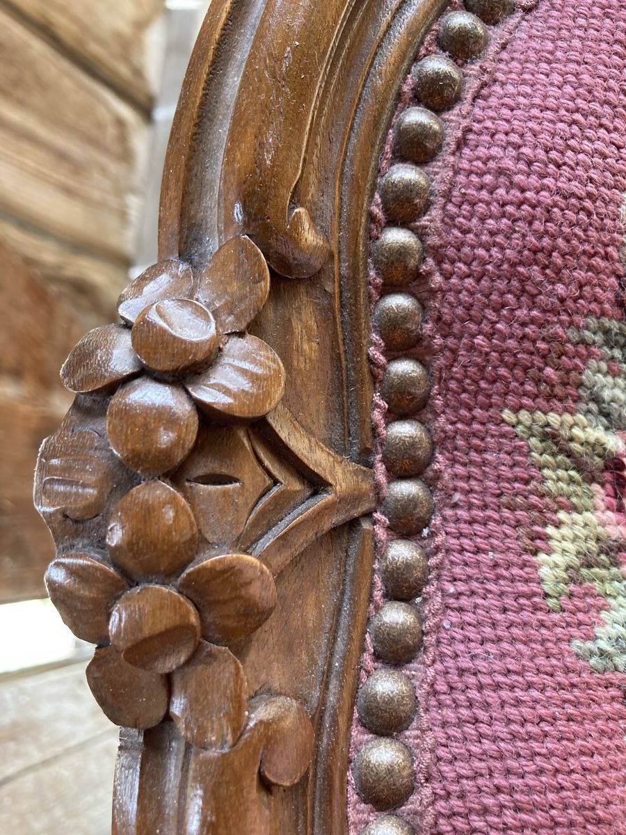 Sedie: Antiker Stuhl mit Blumenmuster – Usato da Mönchaltorf venduto da Tschibi 6