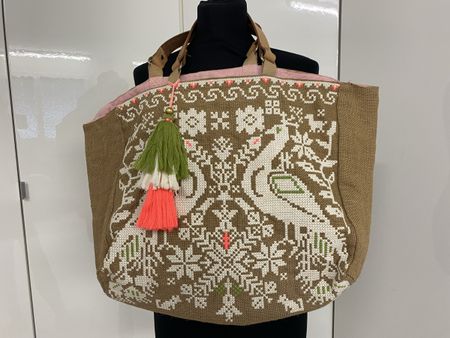 Star Mela Strandtasche, gross, Ethno-Look, Top Zustand!