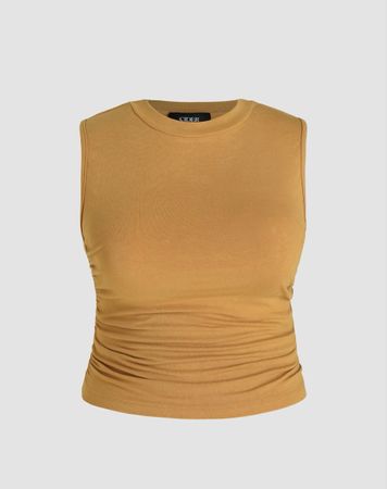 T-shirt in Sandfarbe, Cider, Grösse 2XL