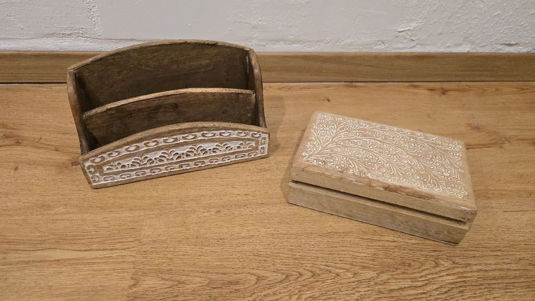 Casse di trasporto: Holzset Kistchen und Papierhalter – Usato da Buchberg venduto da MaddieF