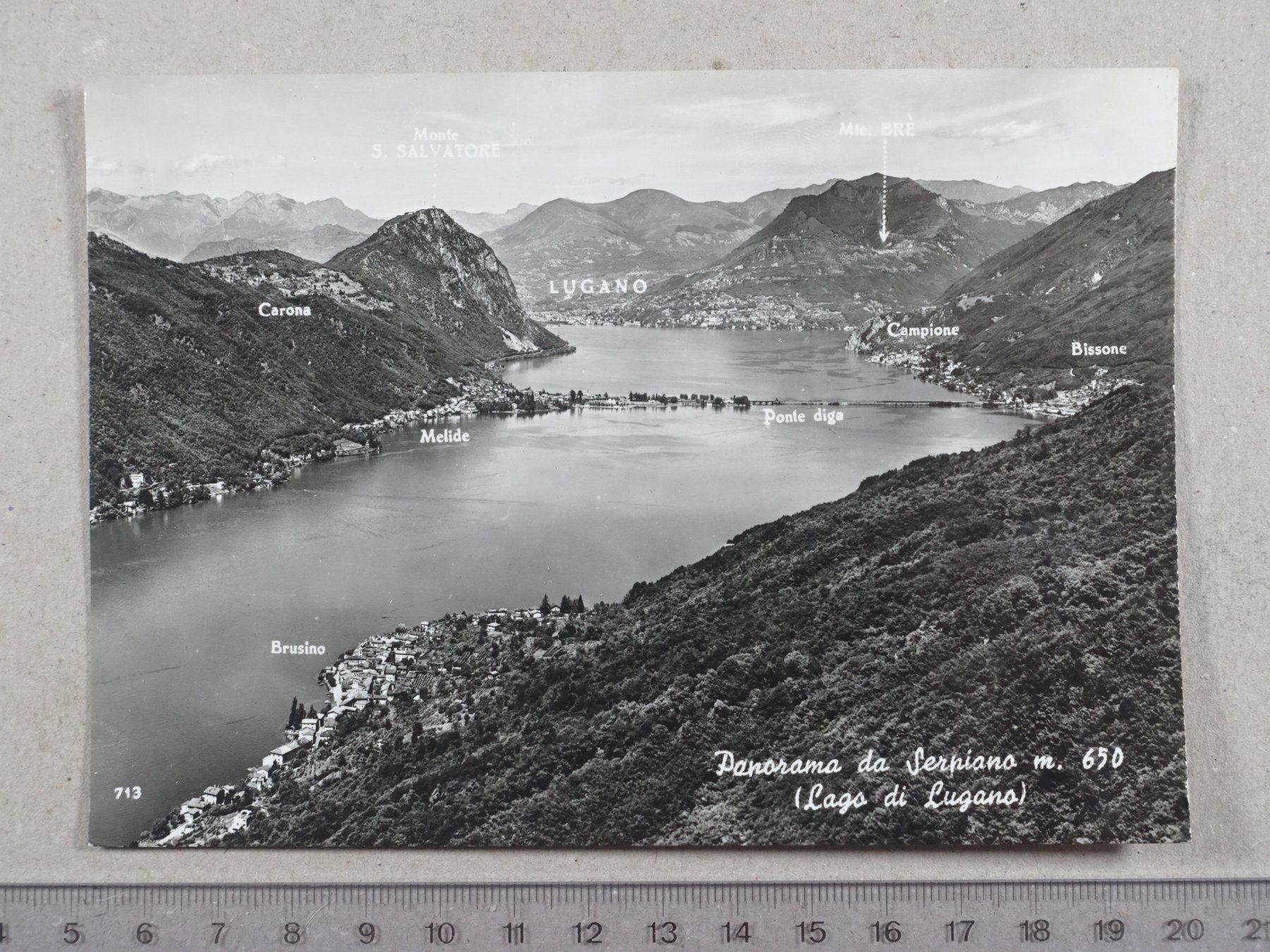 Ansichtskarten: Serpiano, 1968 – Gebraucht aus Lenzburg von fh1