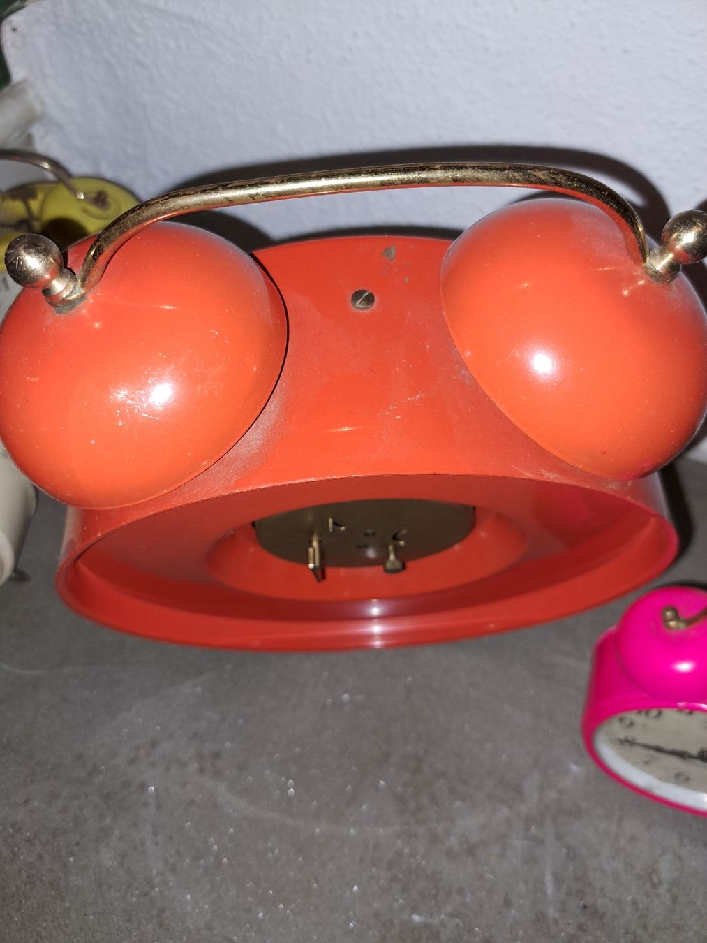 Sveglie: Grosser,  orangerVintage Wecker "Blessing" a 70erJ.läuft – Usato da Kölliken venduto da Upcycling-by-Mc-TAM 4