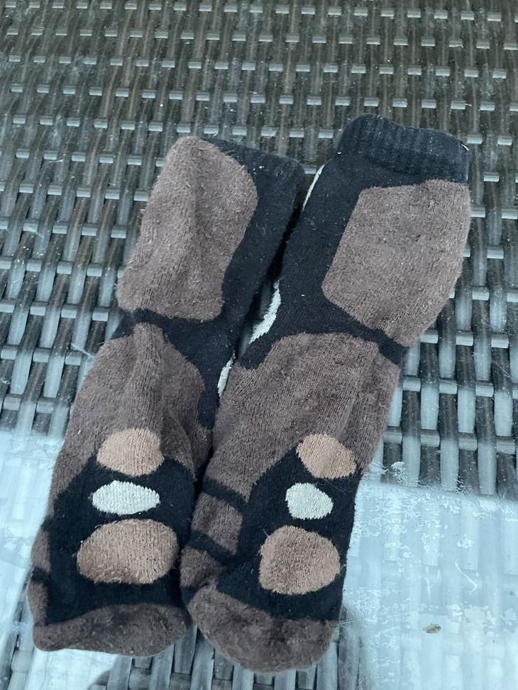 Socken für Kinder: Junge Skisocken braun 23-26 – Gebraucht aus Bergdietikon von antovale
