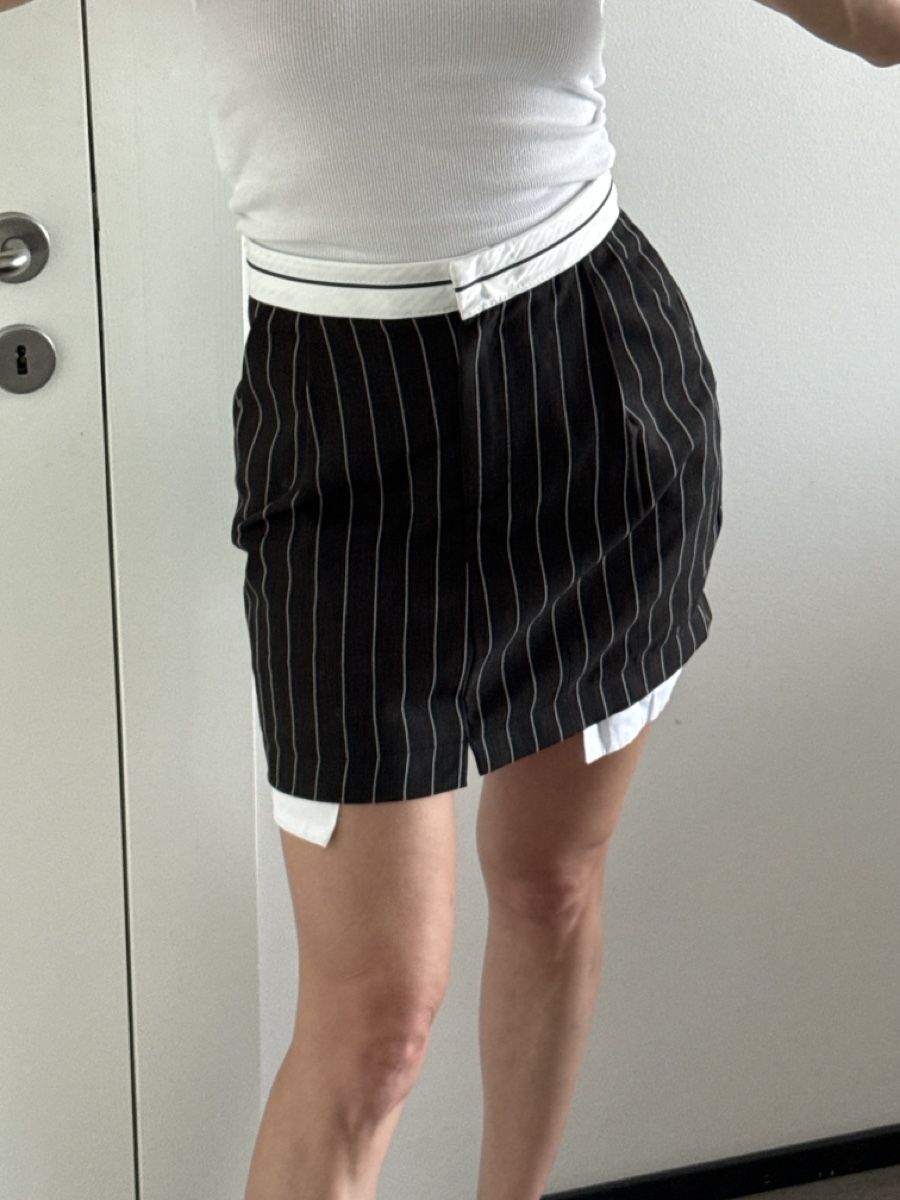 Zebra Gonne: Zebra Skirt Black White Stripes Size XS – Nuovo e nell'imballaggio originale da Biel/Bienne venduto da TanyaM02
