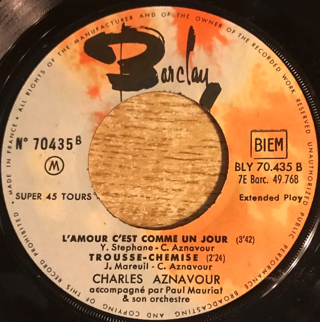 Schallplatten: CHARLES AZNAVOUR - ALLELUIA – Gebraucht aus Bussigny von vinyl-pas-cher 3