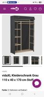Vidal XL Kleiderschrank Grau neu, ungeöffnet