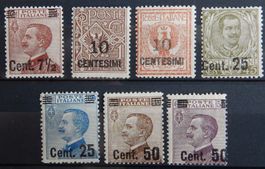 Italien ex. Kat. 166-172 **/* 1923/27 Kat. 86 Euro (Kat. 169