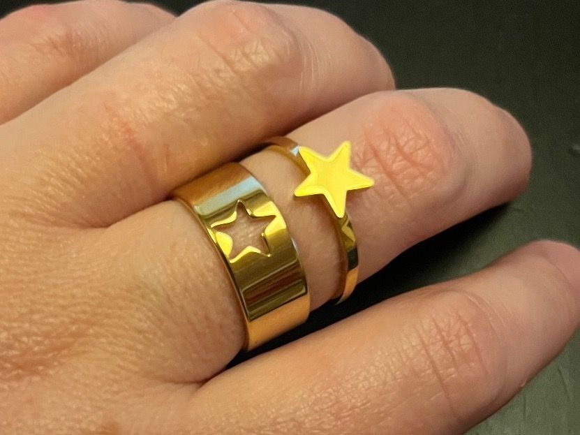 Anelli: Ring Set mit Stern ( one Size), Nr. 71 – Nuovo (secondo la descrizione) da Gams venduto da Mariawicca 3