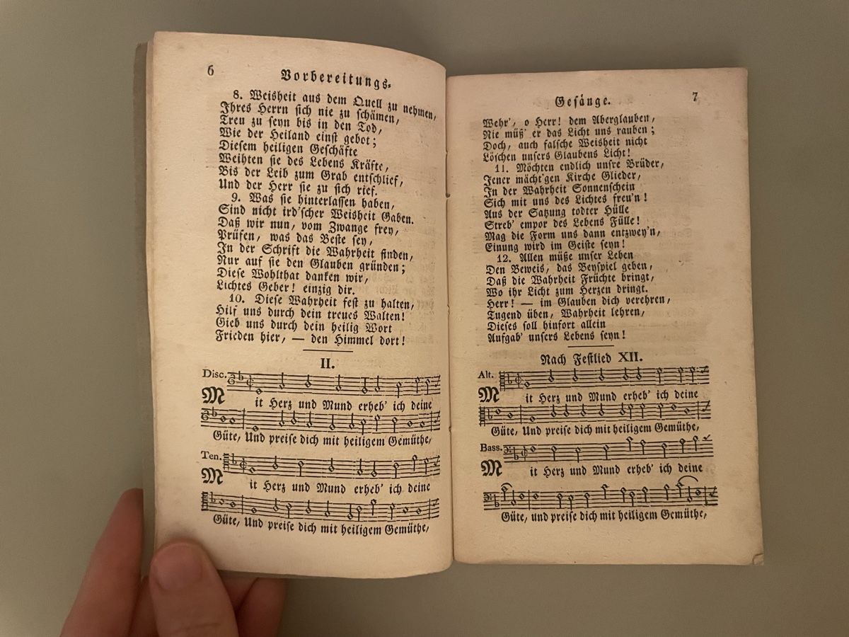 Bücher: Kirchenliederbuch Bern 1828 – Gebraucht aus Fribourg von Mymikrakra01 3