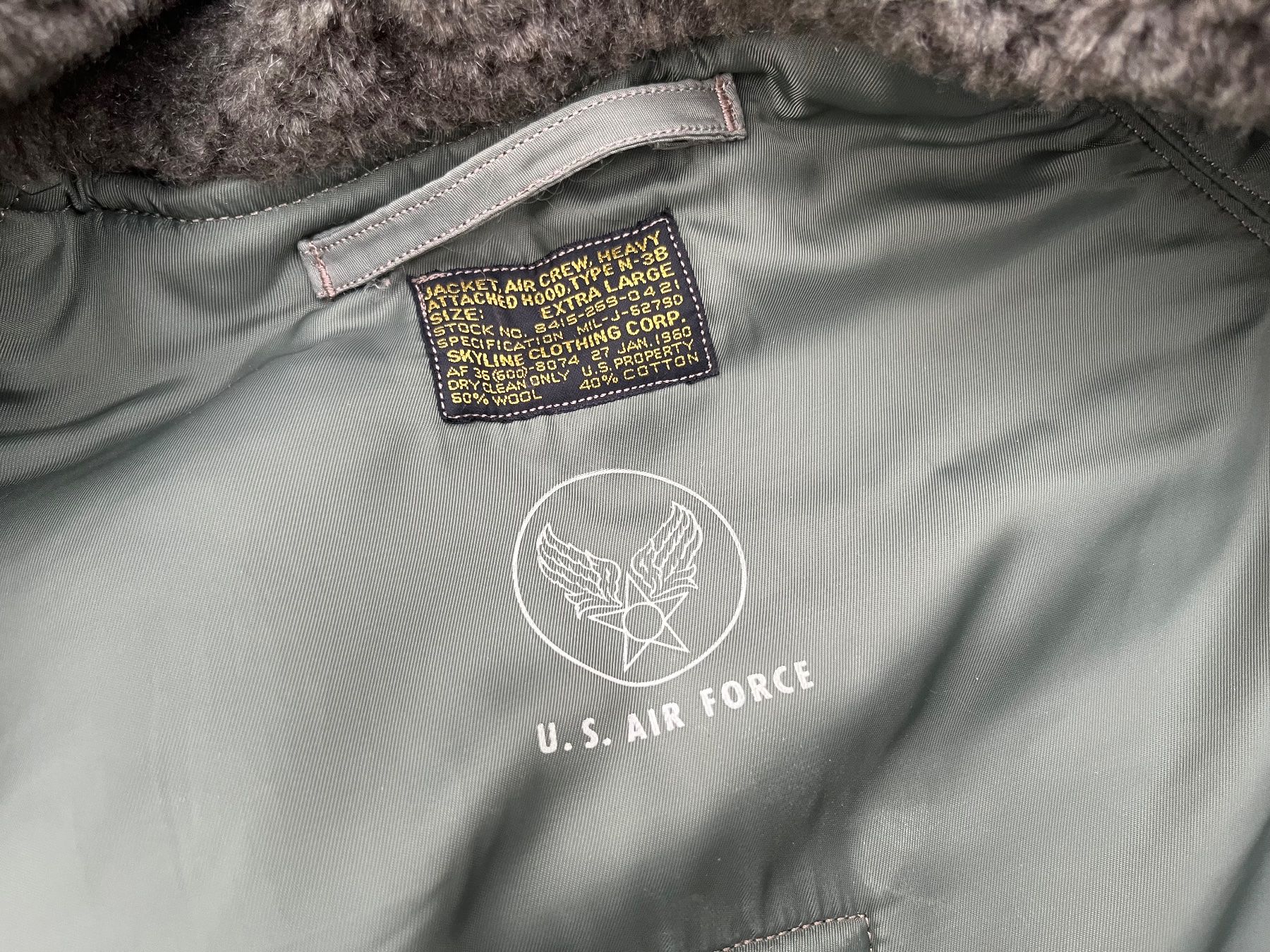 Giacche: Buzz Rickson N-3b Air Force Parka – Usato da Bottmingen venduto da Puffsack 3