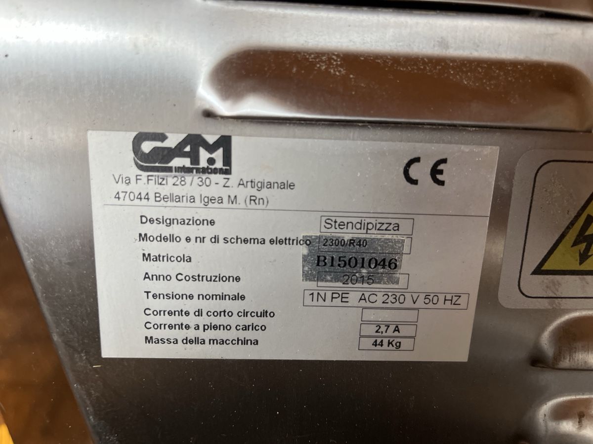 Elettrodomestici da cucina: GAM Pizzateig Ausroller Top Preis – Usato da Dittingen venduto da Cervolino77 4