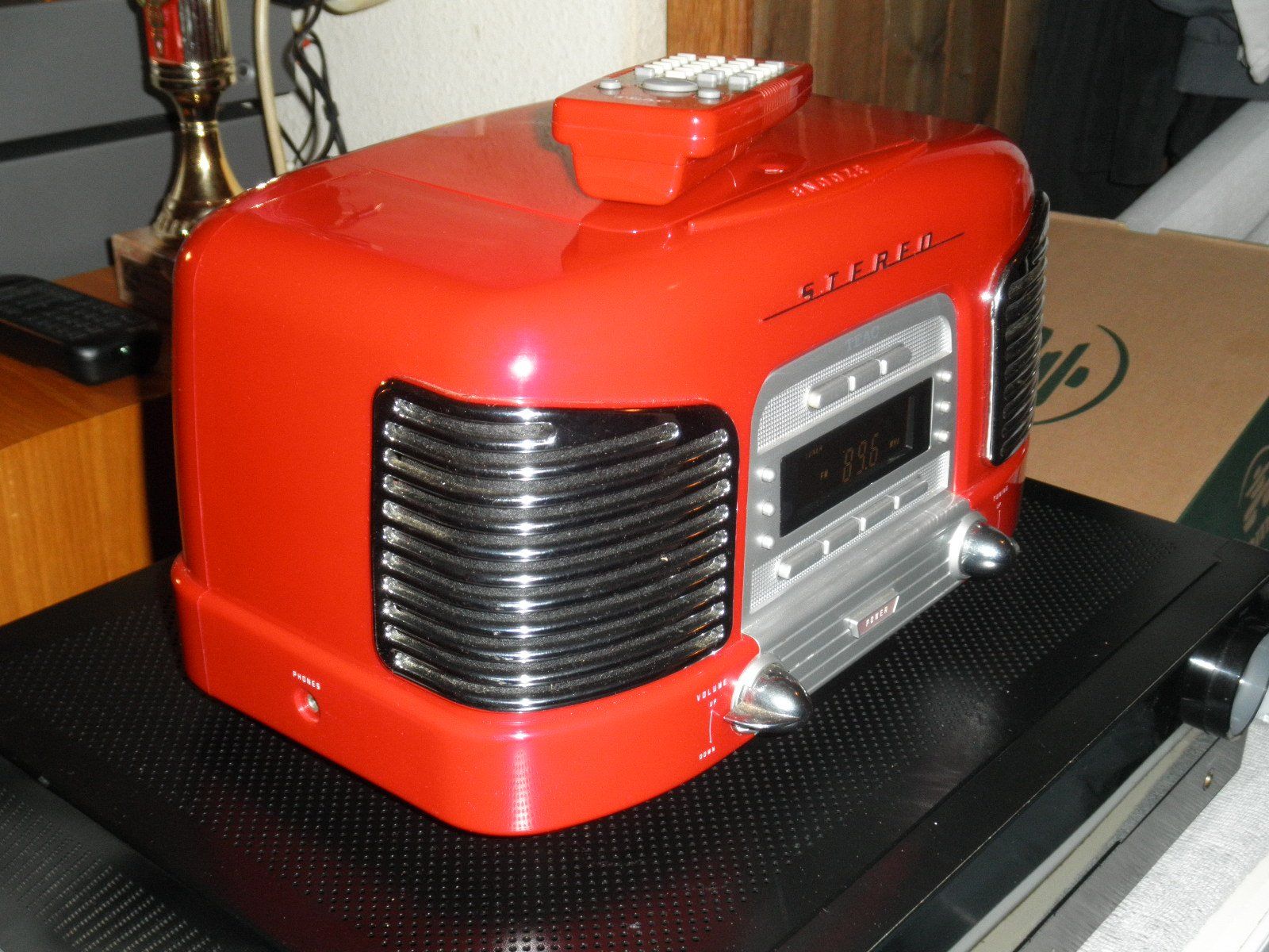 Teac Multimediaplayer & Streamer: Radio CD Player TEAC SL-D90 Rot Retro Design – Gebraucht aus Wittenbach von Nostalgie1965 1