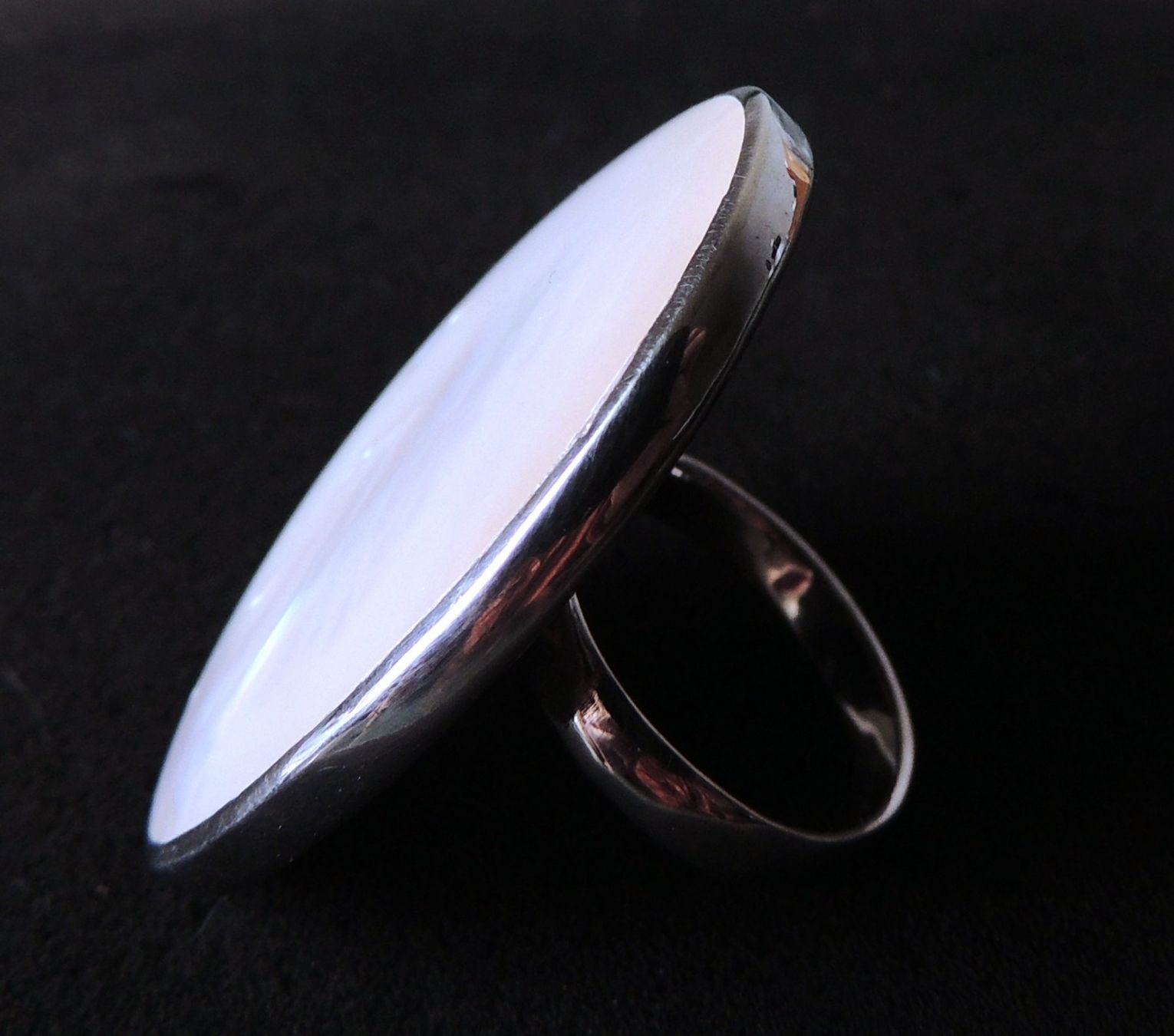 Anelli: Perlmutt Silber 925 Fingerring Gr. 55 – Usato da Waldenburg venduto da schaller707 3