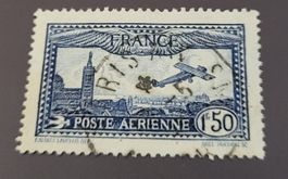 Frankreich 1936 Flugzeug über Marseille