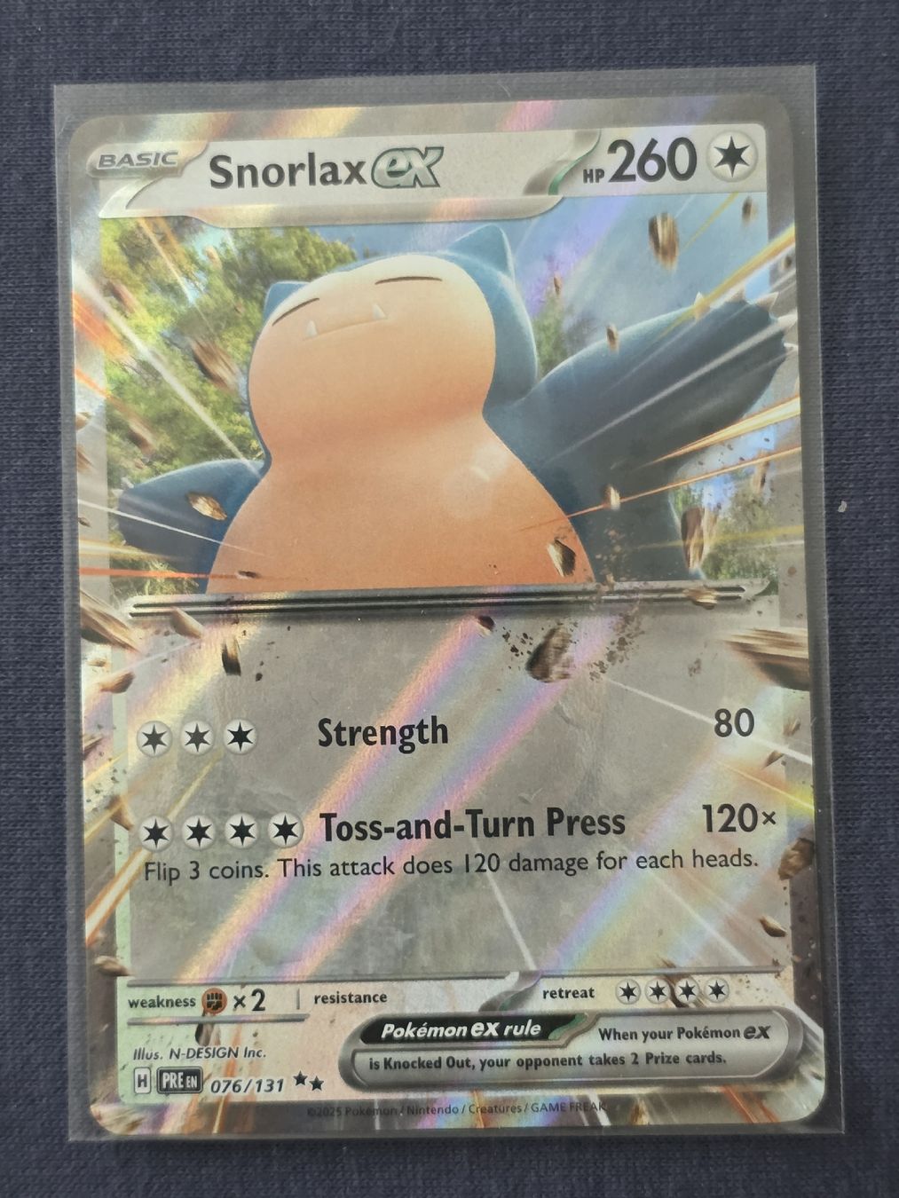 Pokémon Carte collezionabili: Snorlax EX #76 Prismatic Evolution NM – Usato da Ascona venduto da Dyl_z9fh