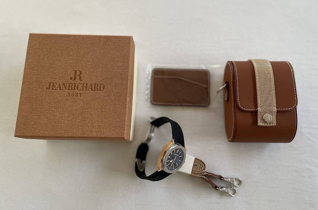 Orologi: JeanRicahrd Terrascope acier-Or rose – Usato da Courtételle venduto da directswisswatch 4