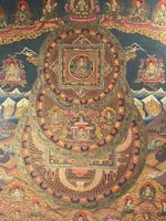 Tibetisches Thangka – Buddhistische Mandala-Darstellung
