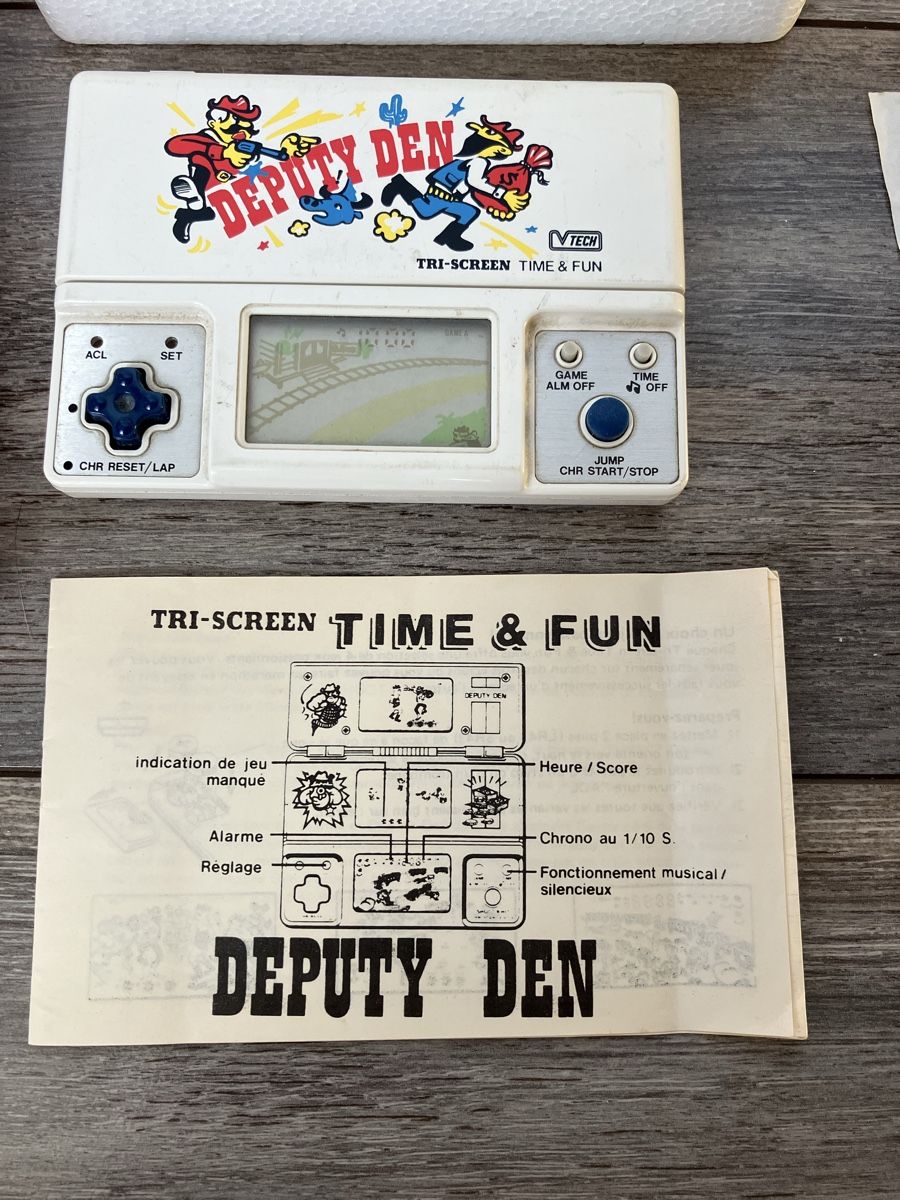 Console: Jeu Électronique Vintage Deputy Den - Vtech – Usato da Cottens FR venduto da Mitchum 8