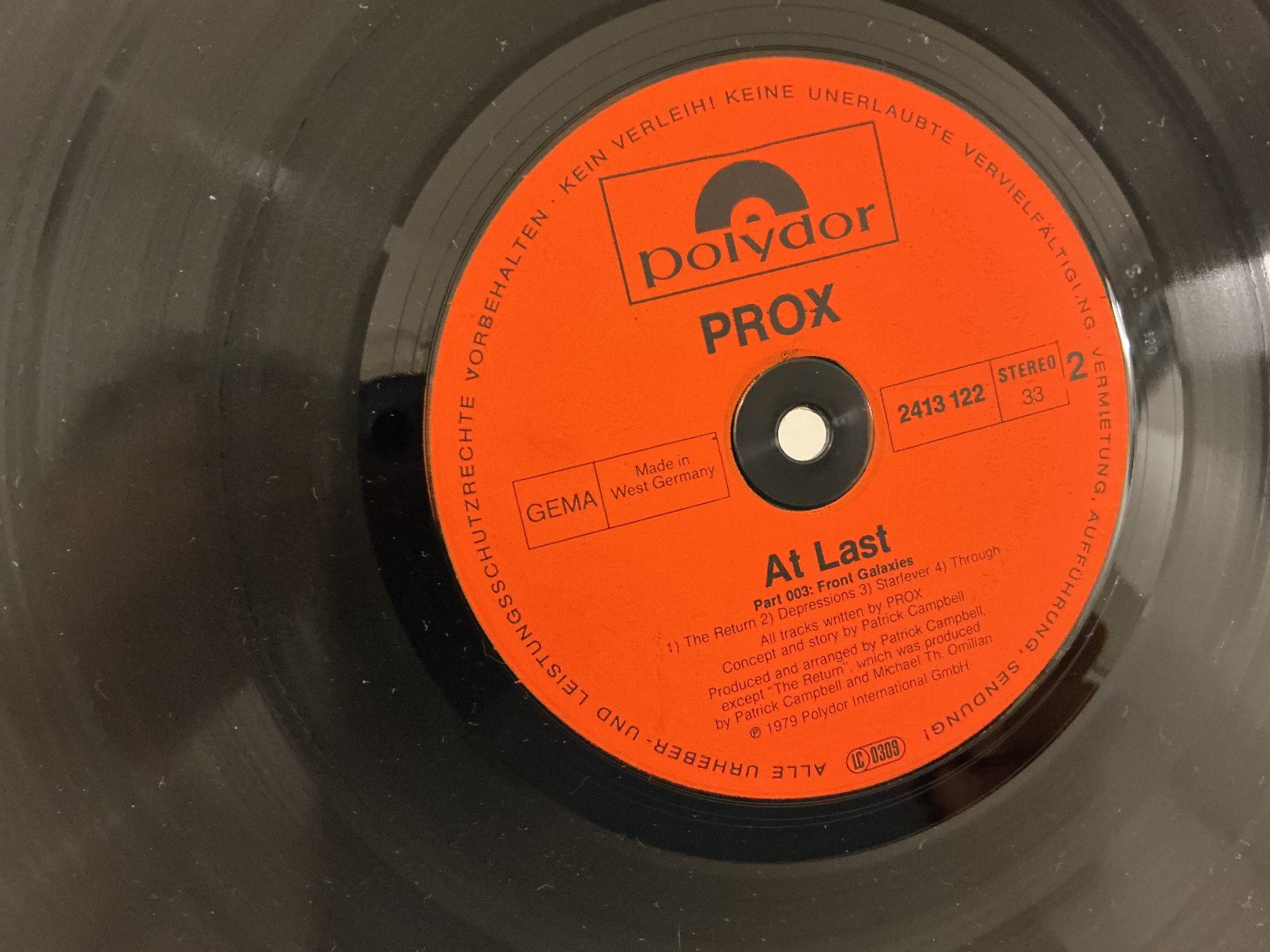 Dischi in vinile: Prox LP - At Last – Usato da Winterthur venduto da Tumko-Vinyl 1