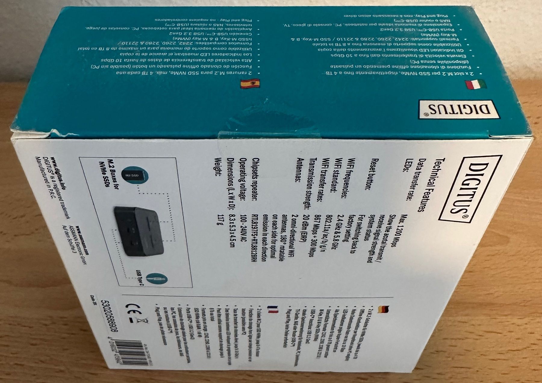 Docking station: Digitus Dual M.2 NVMe SSD Docking Station – Nuovo e nell'imballaggio originale da Zürich venduto da mdp3 2