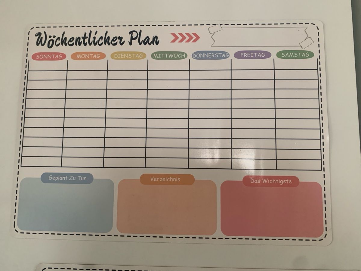 Calendari: Übersichtsplan/Terminplaner magnetisch – Usato da Windlach venduto da Liat 1