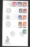5 FDC Serie 412 - 427 Baudenkmäler ET Bern 1964-1968