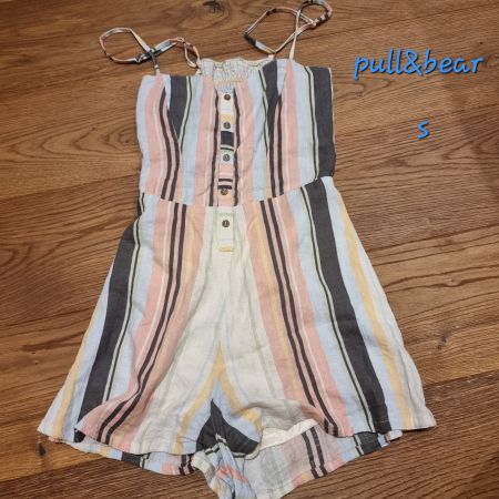 Overall sommer kurz gestreift Pull&Bear Grösse S