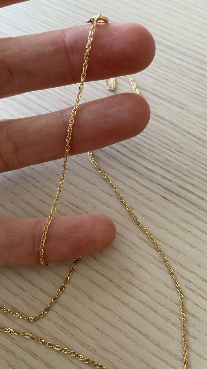 Ketten: Chaîne en or 9ct maille Singapour 49cm – Neu (gemäss Beschreibung) aus Satigny von Pauline_1987 3