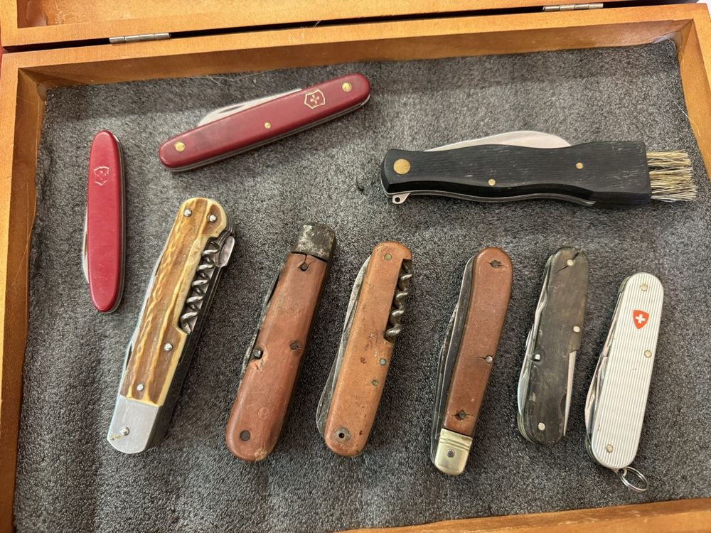 8 antike Schweizer Sackmesser im Set (Gebraucht) in Chur für CHF 190 ...